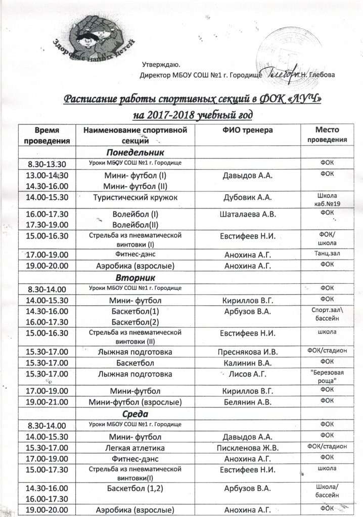 Минск городище расписание. График работы спортивной школы. Расписание спортивных секций. График работы спортивного зала в школе. Режим работы МБОУ СОШ.